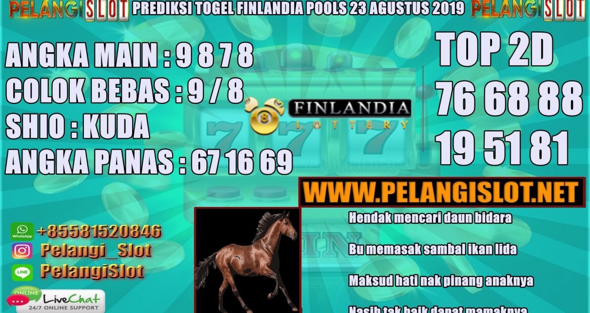 PREDIKSI TOGEL FINLANDIA POOLS 22 AGUSTUS 2019