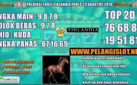 PREDIKSI TOGEL FINLANDIA POOLS 22 AGUSTUS 2019