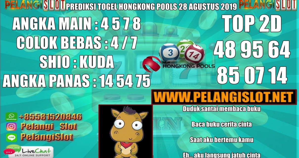 PREDIKSI TOGEL HONGKONG POOLS 28 AGUSTUS 2019