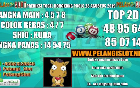 PREDIKSI TOGEL HONGKONG POOLS 28 AGUSTUS 2019