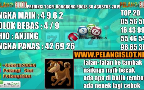 PREDIKSI TOGEL HONGKONG POOLS 30 AGUSTUS 2019