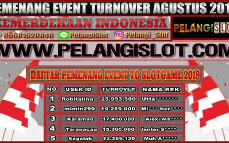 Pemenang Event Kemerdekaan 17 Agustus Turnover JDB168