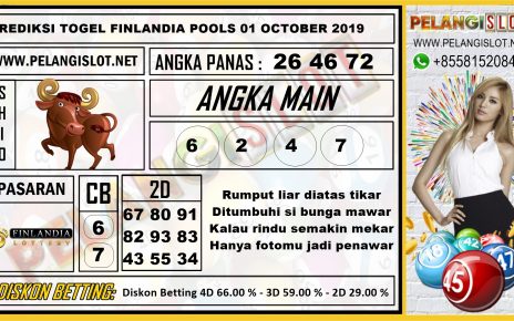 PREDIKSI TOGEL FINLANDIA POOLS 1 OKTOBER 2019