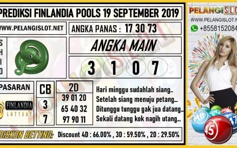 PREDIKSI FINLANDIA POOLS 19 SEPTEMBER 2019