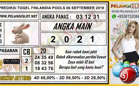 PREDIKSI TOGEL FINLANDIA POOLS 06 SEPTEMBER 2019