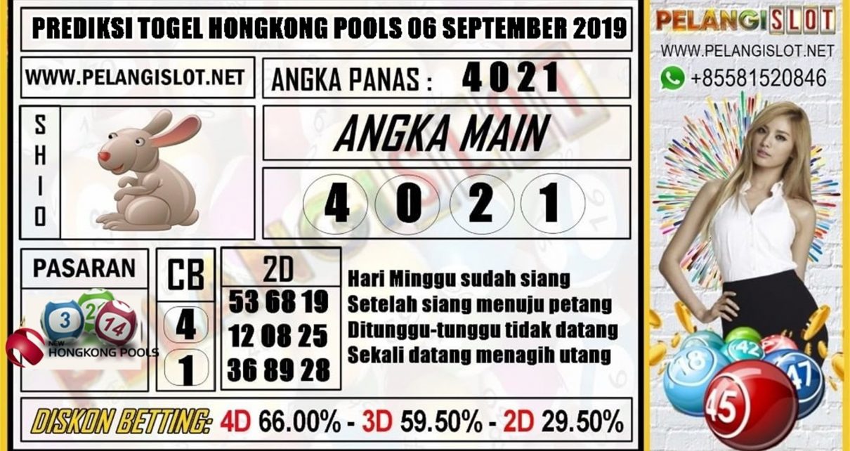 PREDIKSI TOGEL HONGKONG POOLS 06 SEPTEMBER 2019