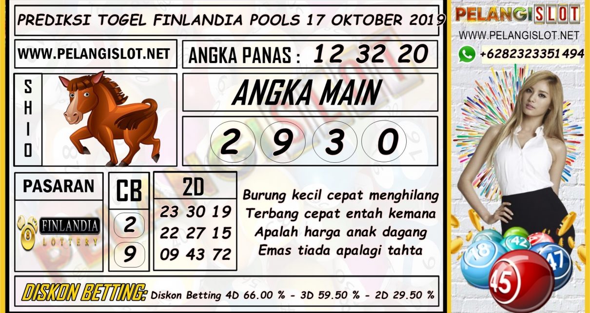 PREDIKSI TOGEL FINLANDIA POOLS 17 OKTOBER 2019