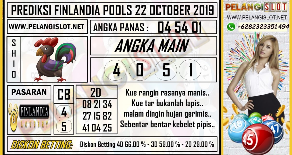 PREDIKSI FINLANDIA POOLS 22 OCTOBER 2019