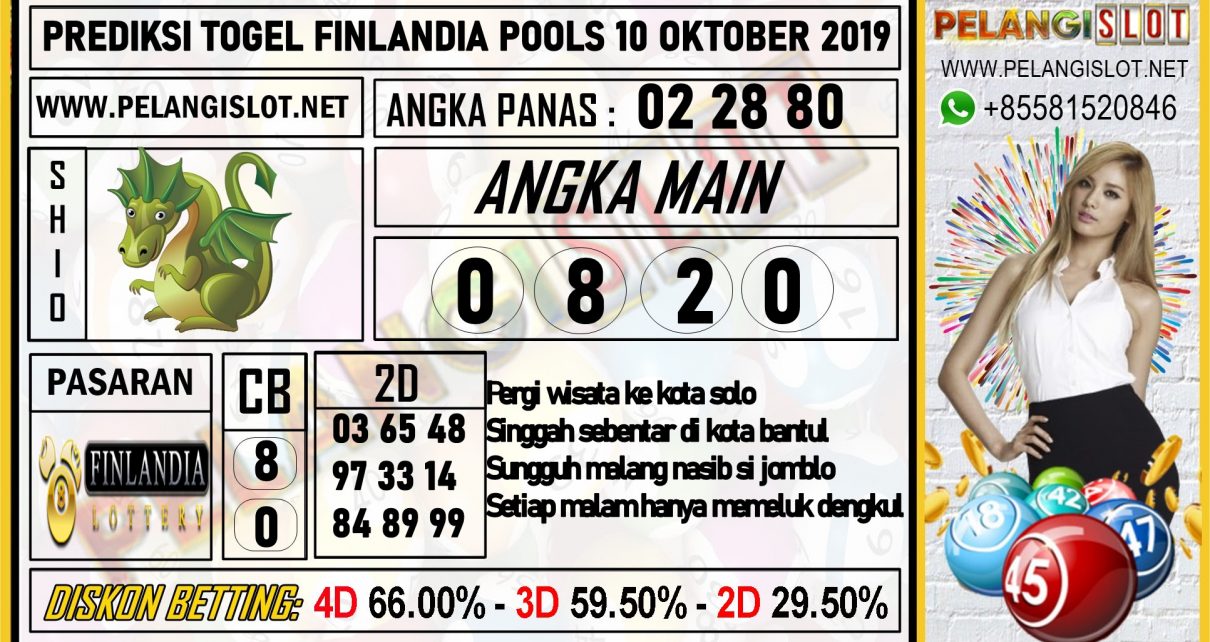 PREDIKSI TOGEL FINLANDIA POOLS 10 OKTOBER 2019