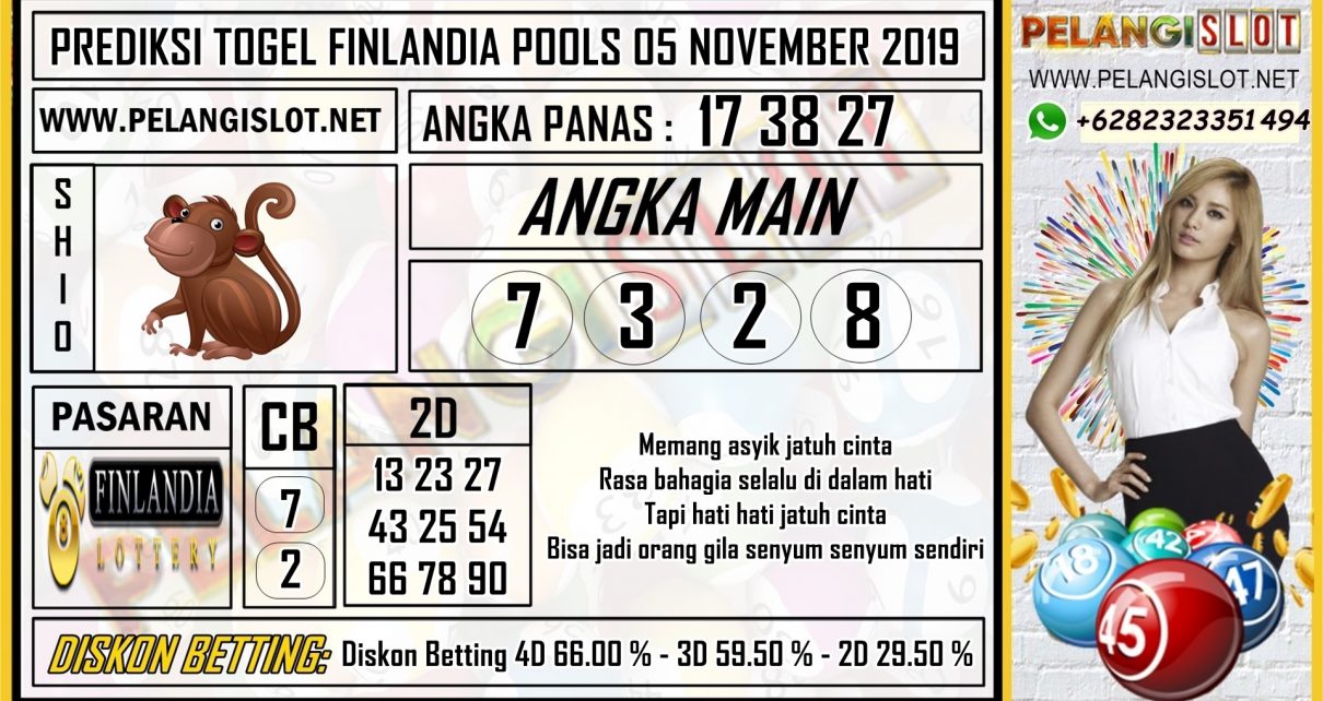 PREDIKSI TOGEL FINLANDIA POOLS 05 NOVEMBER 2019