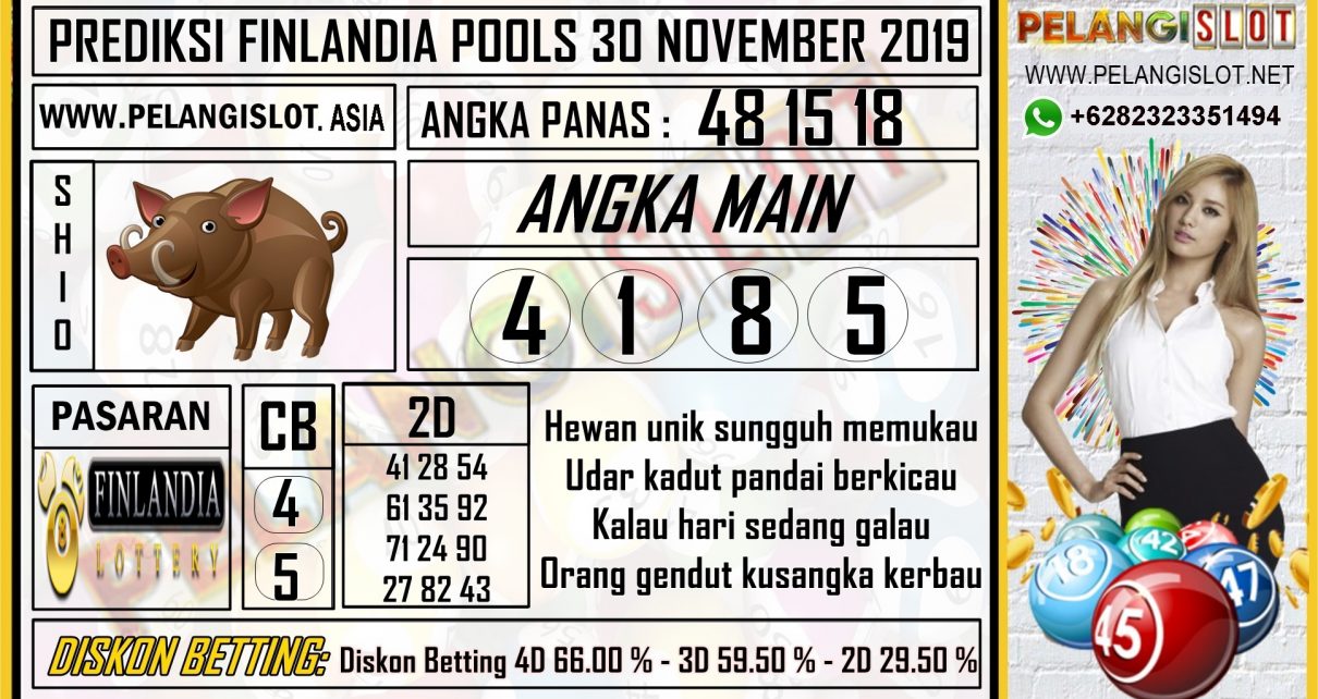 PREDIKSI FINLANDIA POOLS 30 NOVEMBER 2019