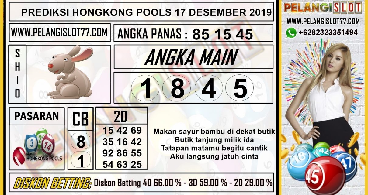 PREDIKSI HONGKONG POOLS 17 DESEMBER 2019