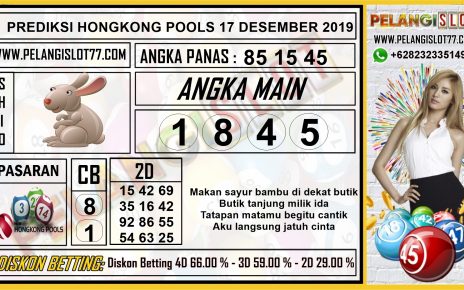 PREDIKSI HONGKONG POOLS 17 DESEMBER 2019