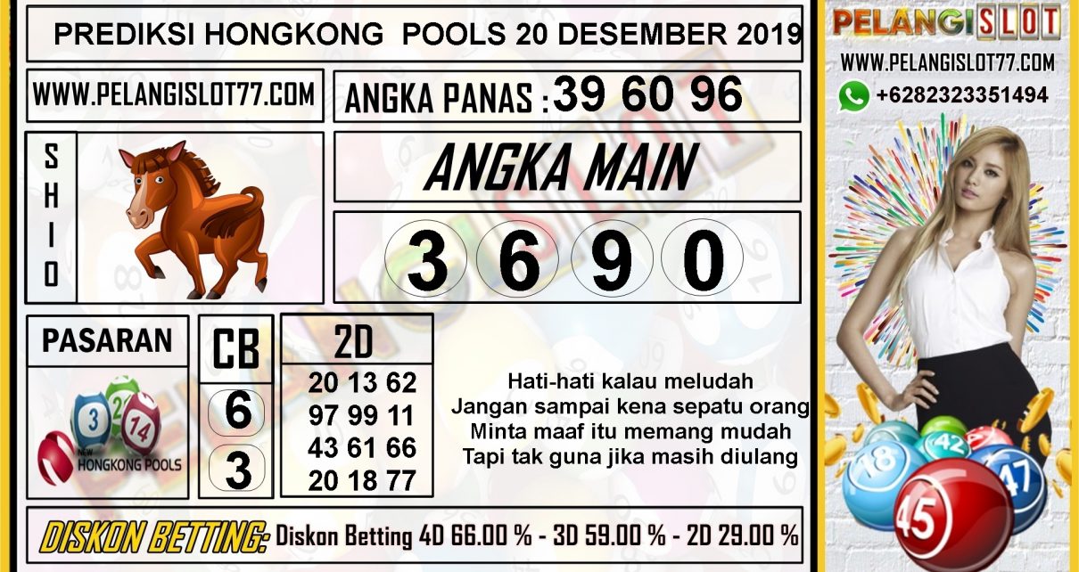 PREDIKSI HONGKONG POOLS 20 DESEMBER 2019