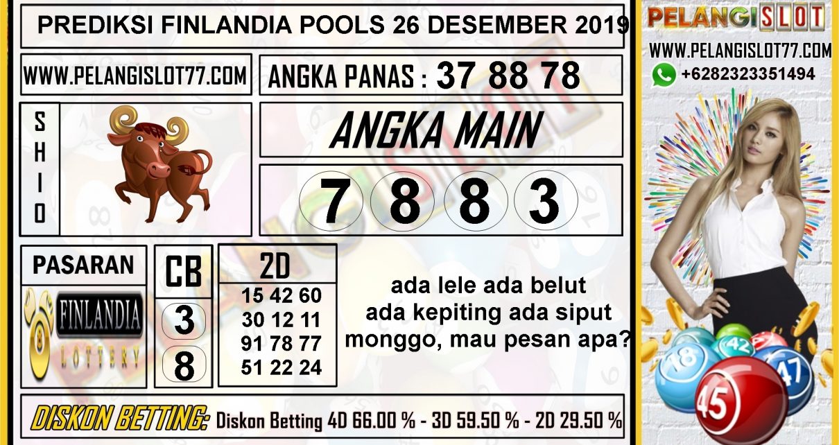 PREDIKSI FINLANDIA POOLS 26 DESEMBER 2019