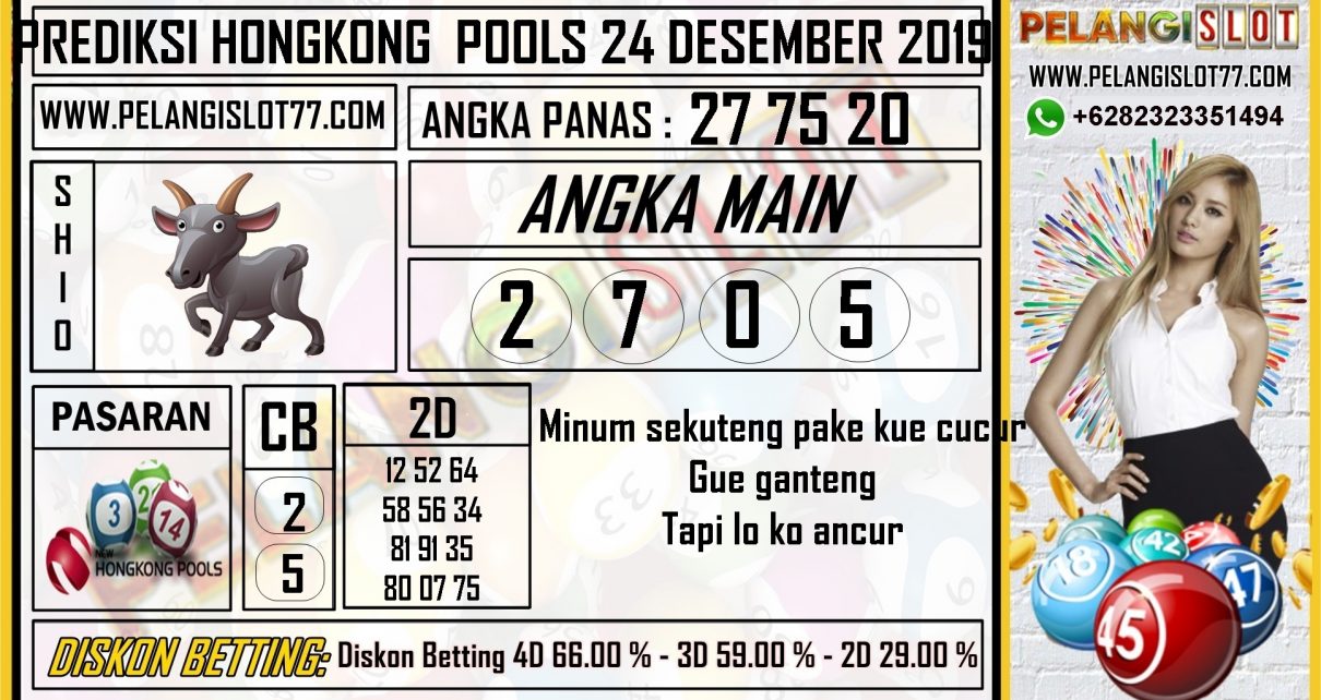 PREDIKSI HONGKONG POOLS 24 DESEMBER 2019