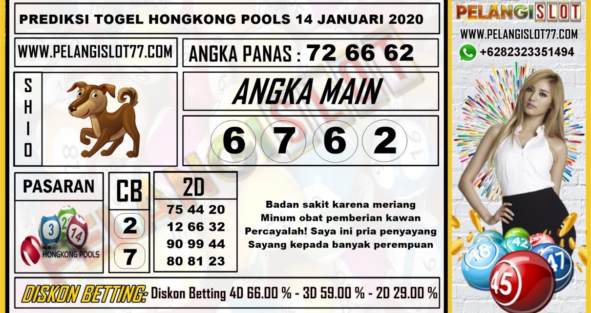 PREDIKSI TOGEL HONGKONG POOLS 14 JANUARI 2020