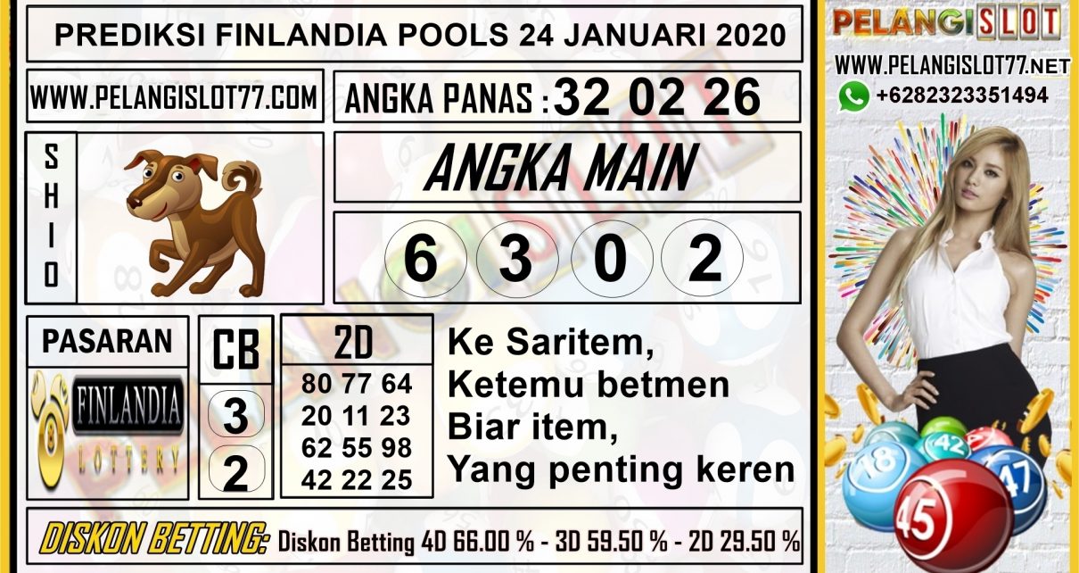 PREDIKSI TOGEL FINLANDIA POOLS 24 JANUARI 2020