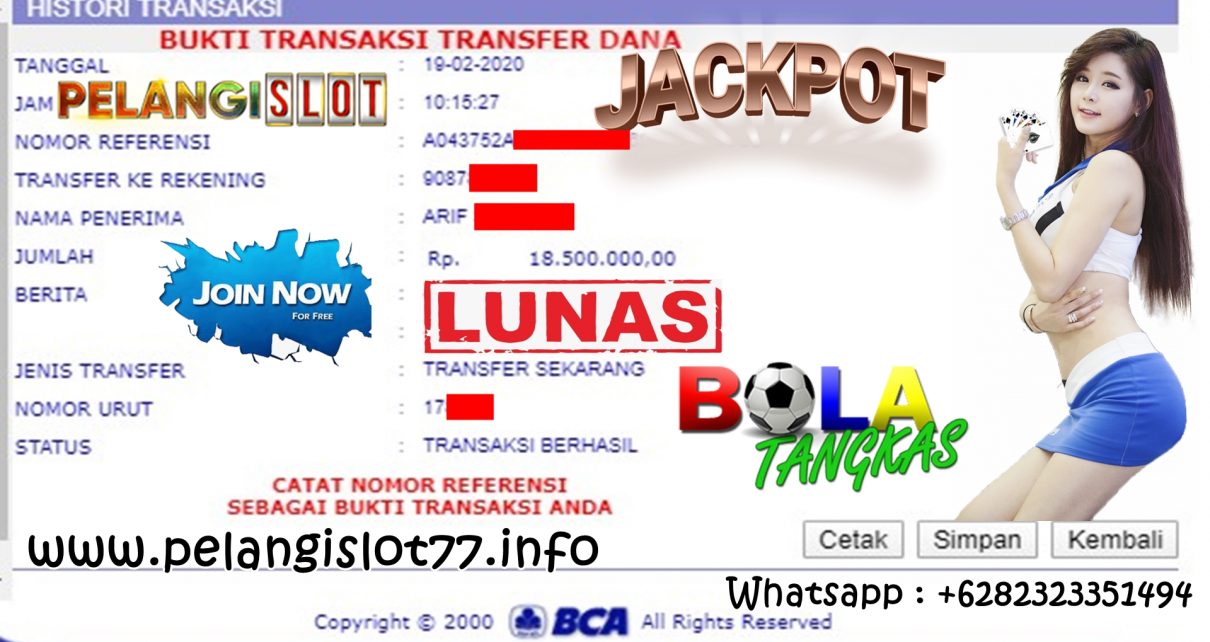 Pemenang Games BOLA TANGKAS 19 FEBUARI 2020