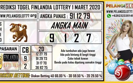 PREDIKSI TOGEL FINLANDIA LOTTERY 1 MARET 2020