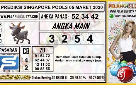 PREDIKSI TOGEL SINGAPORE POOLS 05 MARET 2020