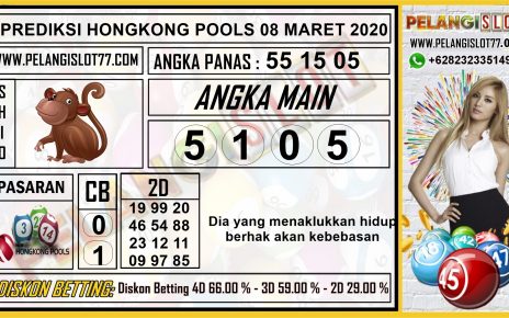 PREDIKSI TOGEL HONGKONG POOLS 08 MARET 2020