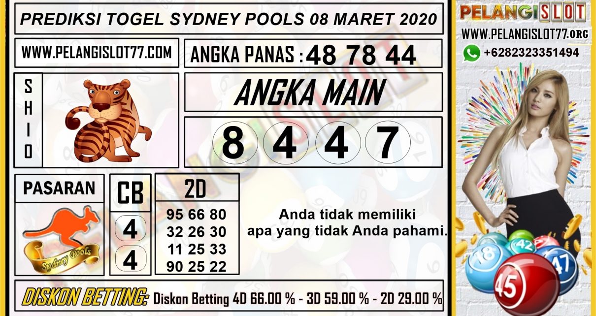 PREDIKSI TOGEL SYDNEY POOLS 08 MARET 2020