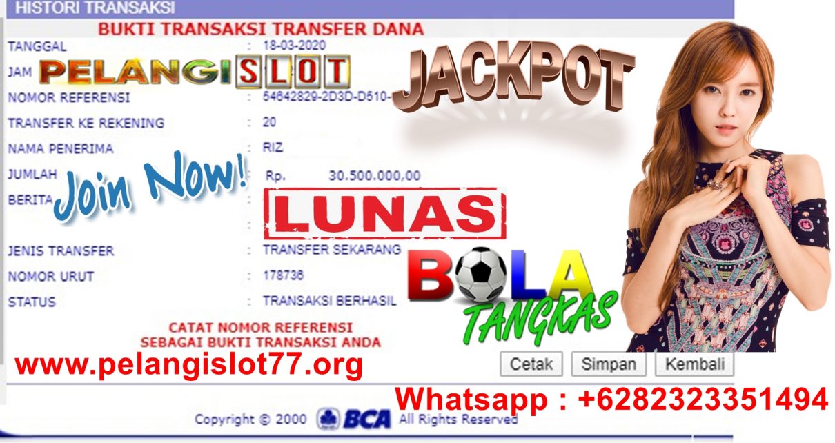 Pemenang SLOT GAMES TANGKAS 18 MARET 2020