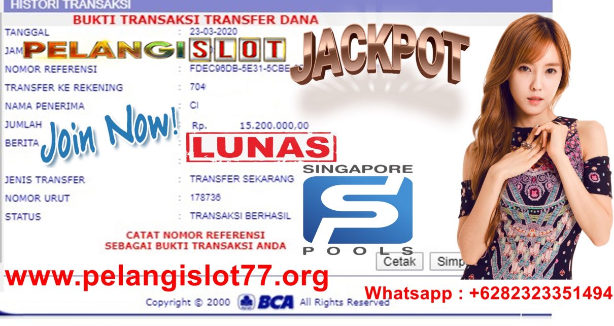 Pemenang TOGEL SINGAPORE 23 MARET 2020