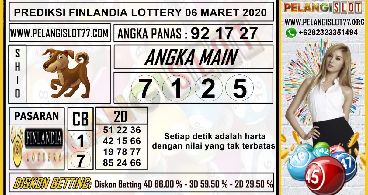 PREDIKSI TOGEL FINLANDIA LOTTERY 06 MARET 2020