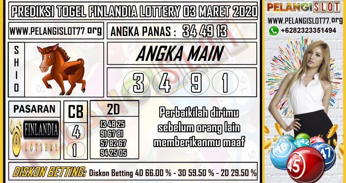 PREDIKSI TOGEL FINLANDIA LOTTERY 03 MARET 2020