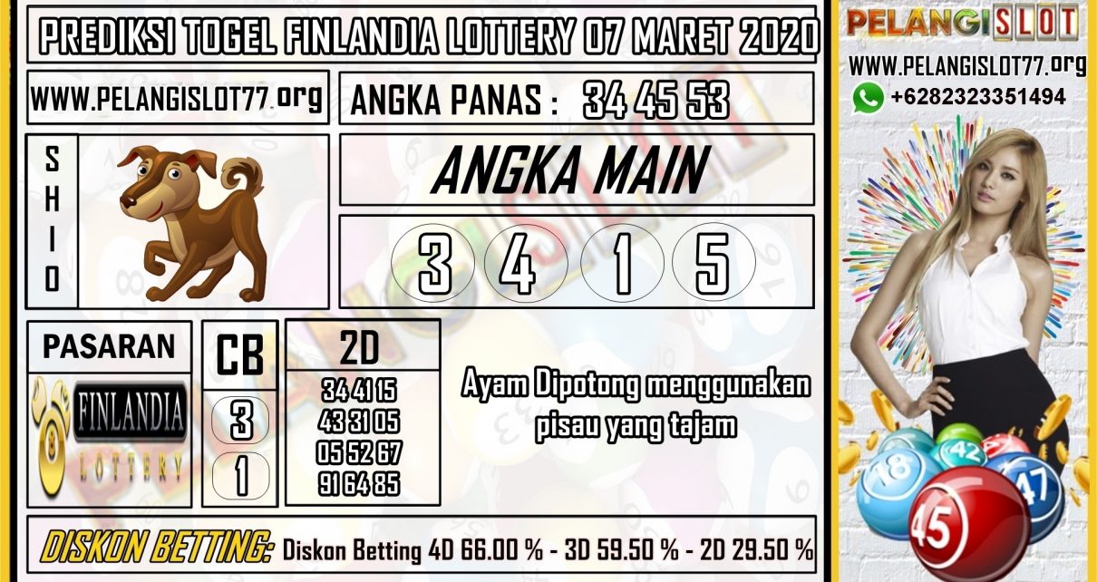 PREDIKSI TOGEL FINLANDIA LOTTERY 07 MARET 2020