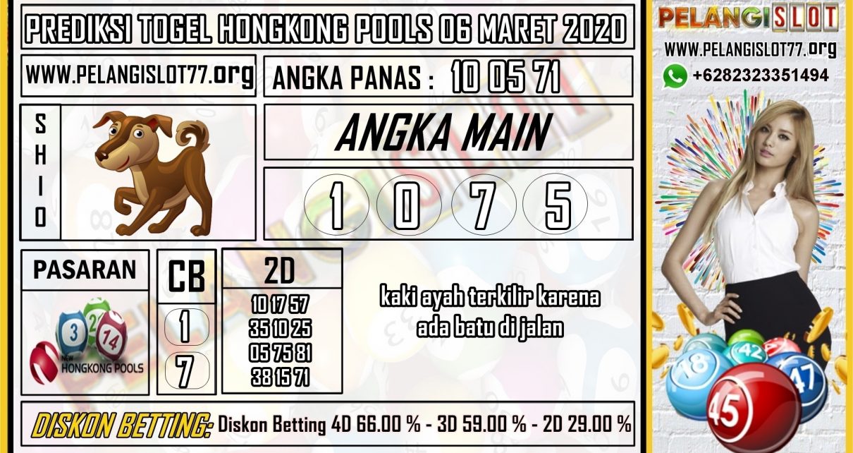 PREDIKSI TOGEL HONGKONG POOLS 06 MARET 2020