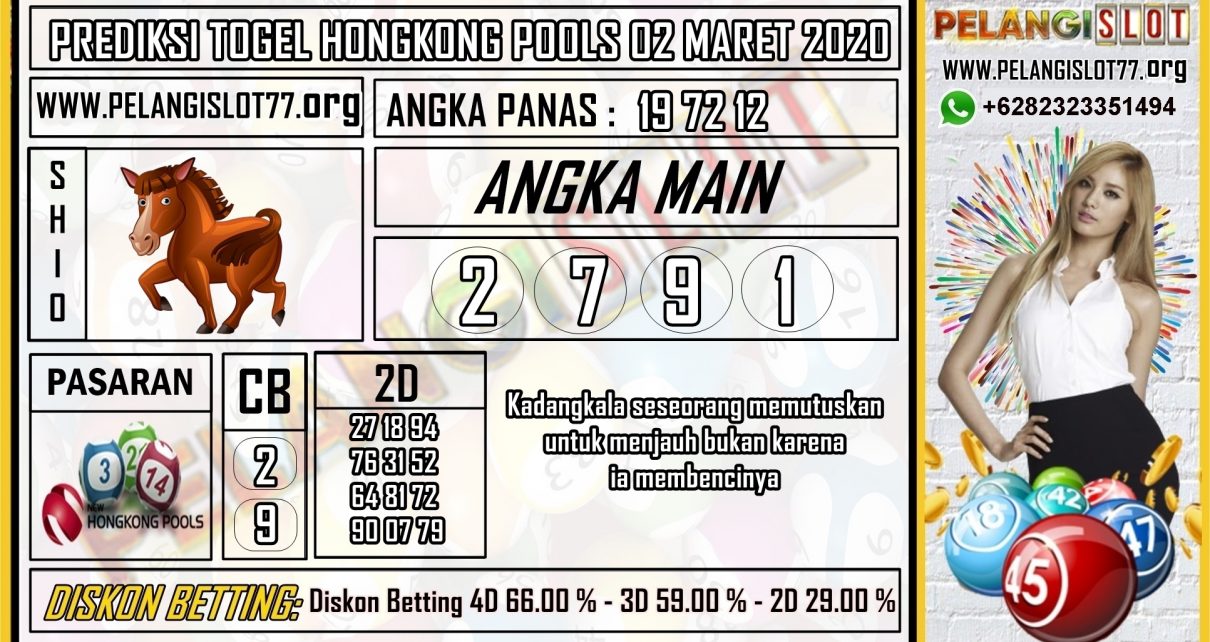 PREDIKSI TOGEL HONGKONG POOLS 02 MARET 2020