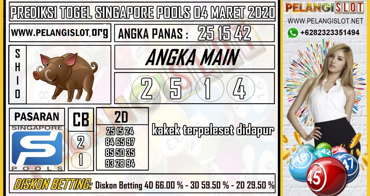 PREDIKSI TOGEL SINGAPORE POOLS 04 MARET 2020