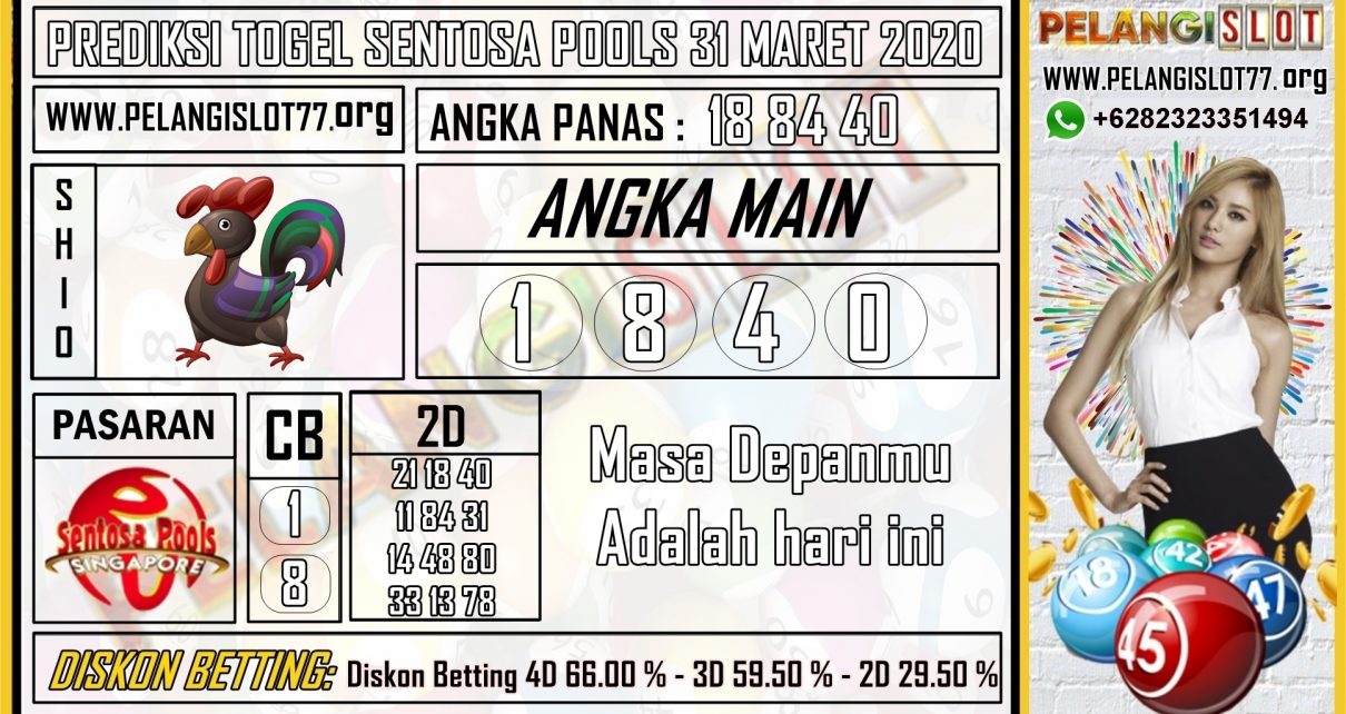 PREDIKSI TOGEL SENTOSA POOLS 31 MARET 2020