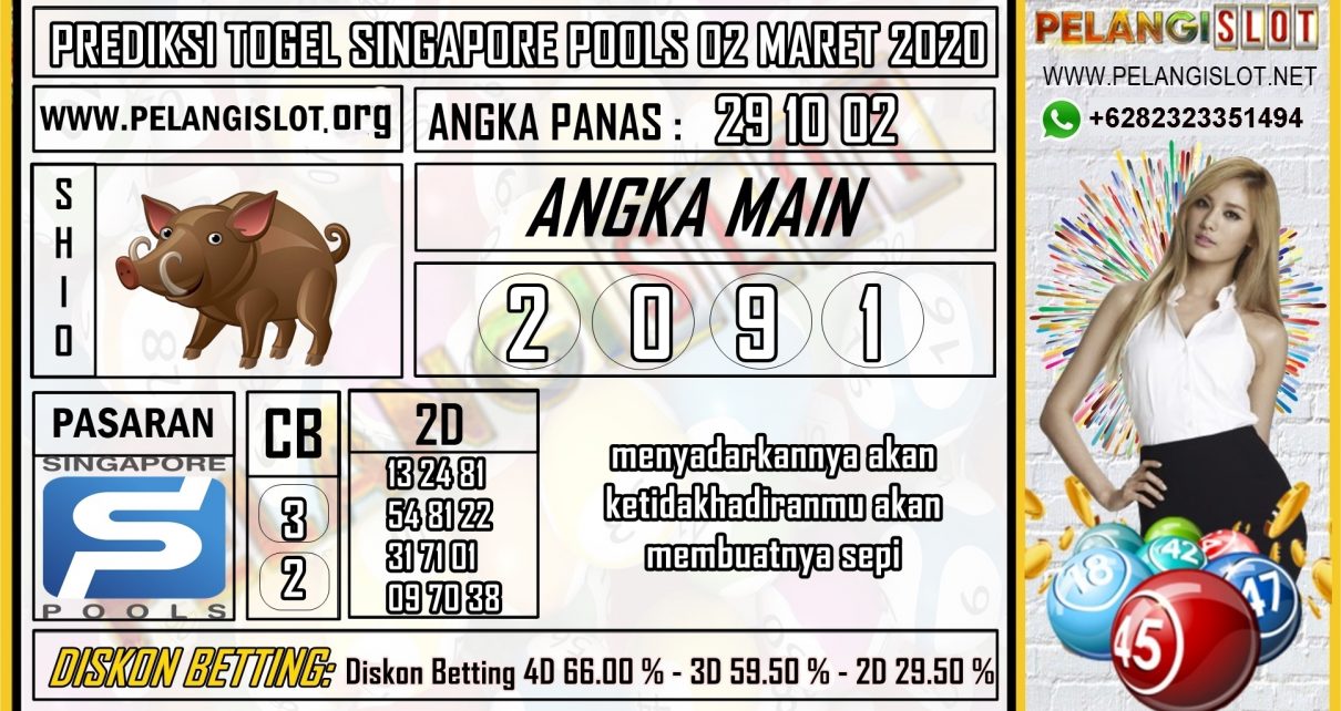 PREDIKSI TOGEL SINGAPORE POOLS 02 MARET 2020