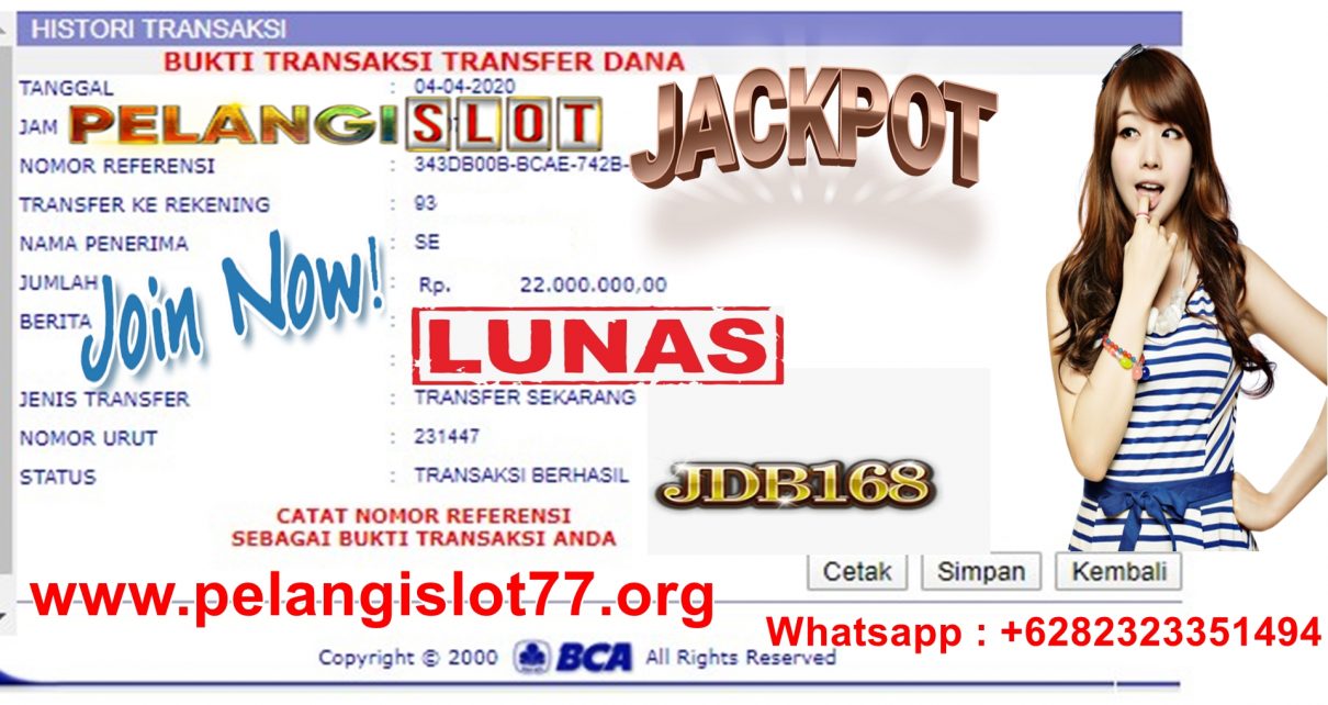 Pemenang SLOT GAMES JDB168 04 APRIL 2020