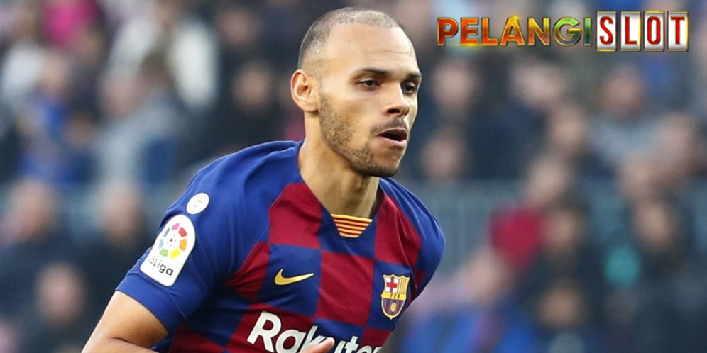 Penyerang anyar Barcelona Martin Braithwaite