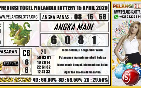 PREDIKSI TOGEL FINLANDIA LOTTERY 15 APRIL 2020