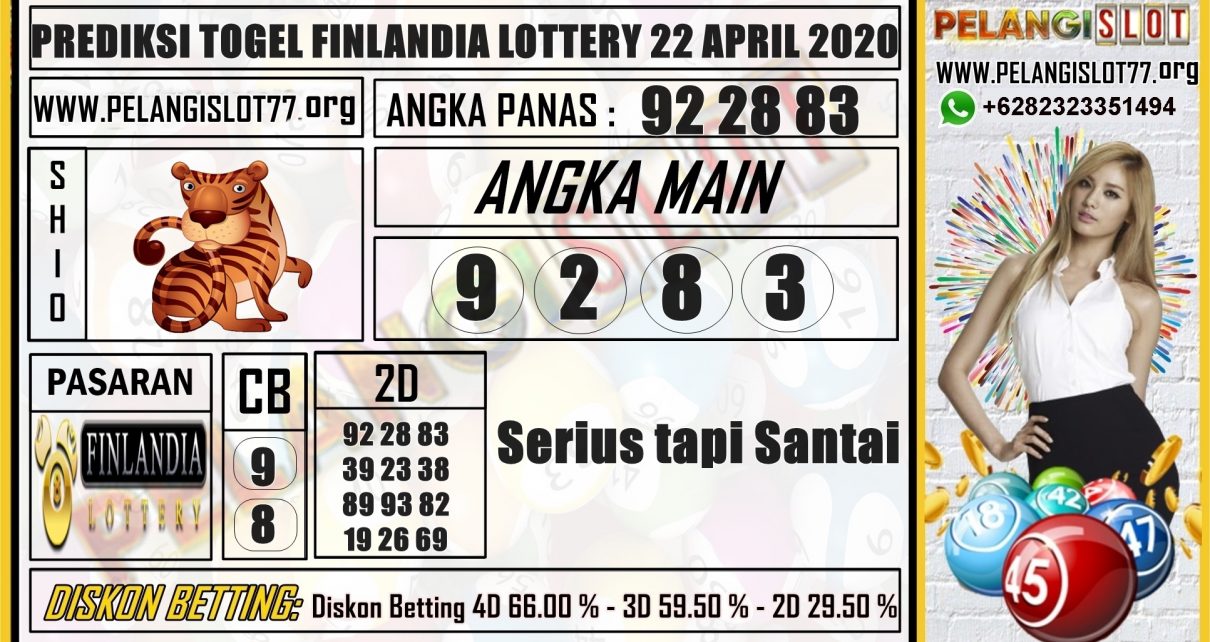 PREDIKSI TOGEL FINLANDIA LOTTERY 22 APRIL 2020