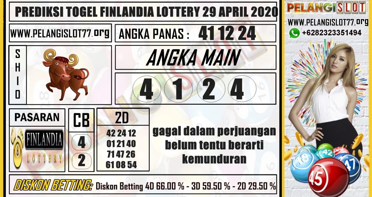 PREDIKSI TOGEL FINLANDIA LOTTERY 29 APRIL 2020