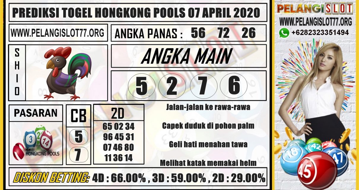 PREDIKSI TOGEL HONGKONG POOLS 07 APRIL 2020