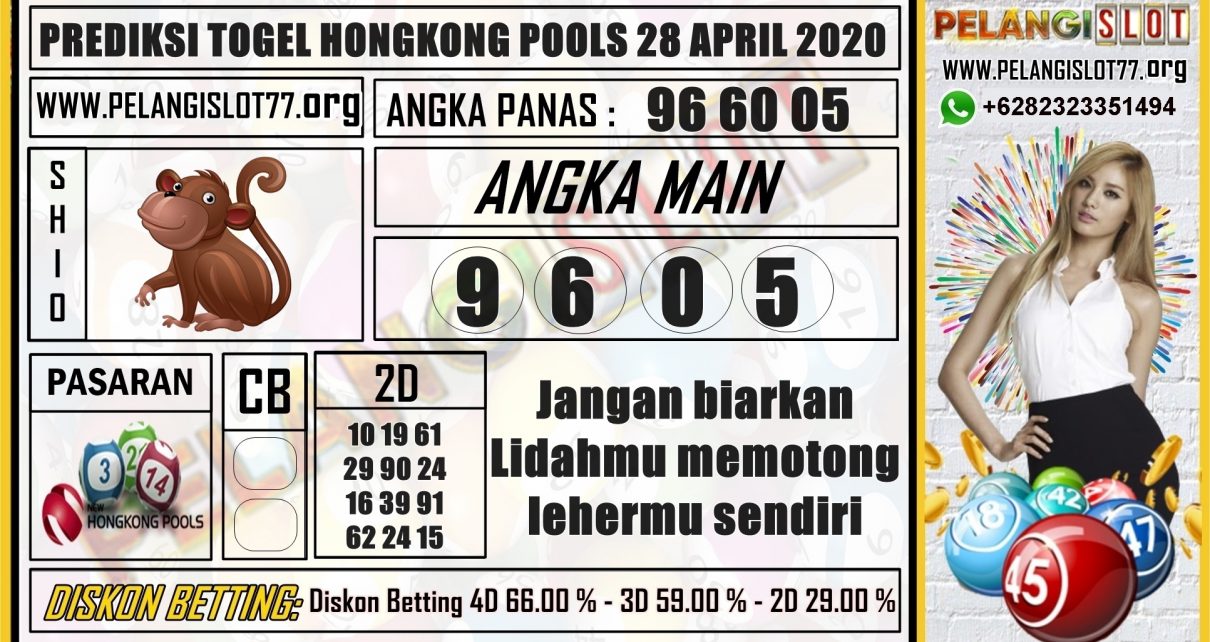 PREDIKSI TOGEL HONGKONG POOLS 28 APRIL 2020