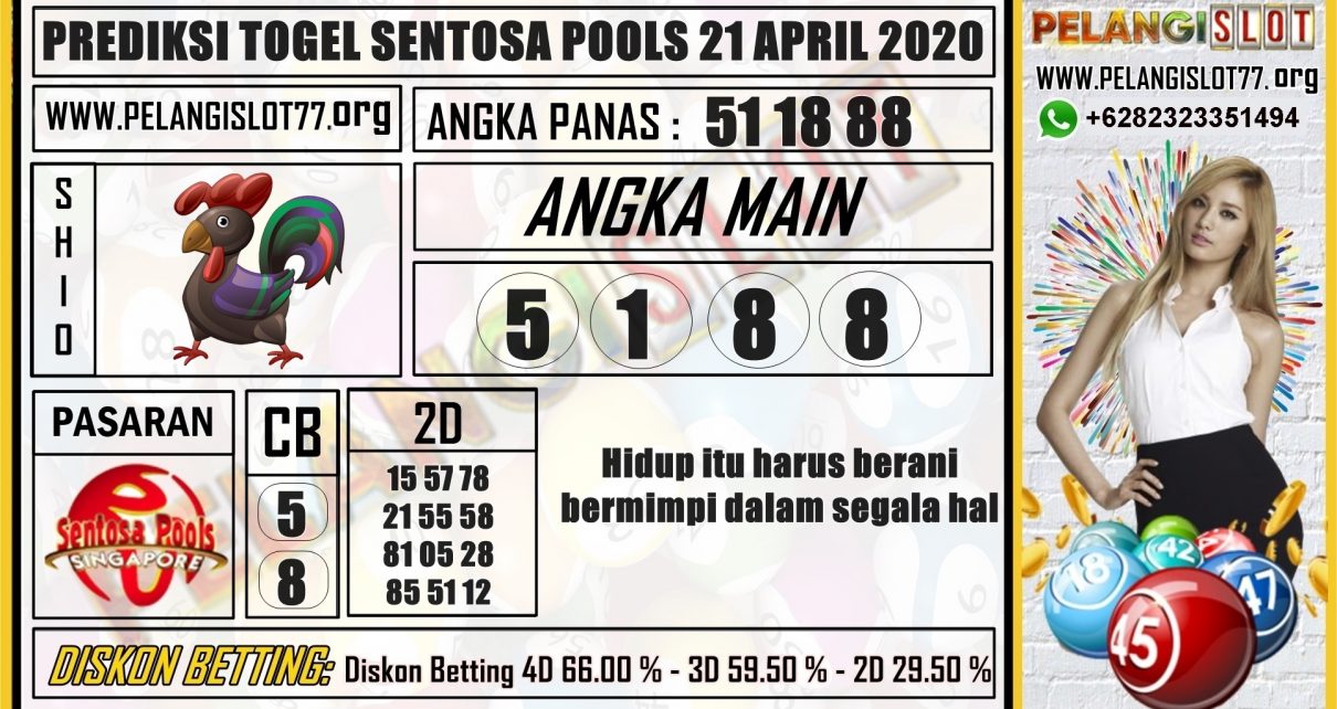 PREDIKSI TOGEL SENTOSA POOLS 21 APRIL 2020