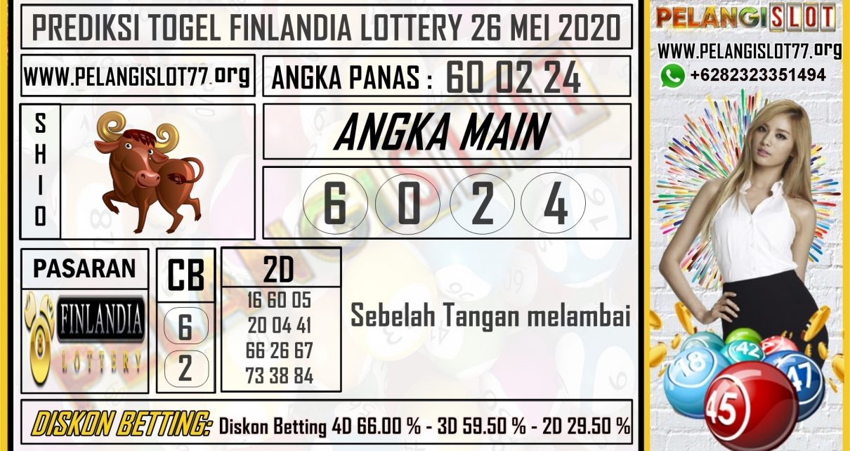 PREDIKSI TOGEL FINLANDIA LOTTERY 26 MEI 2020