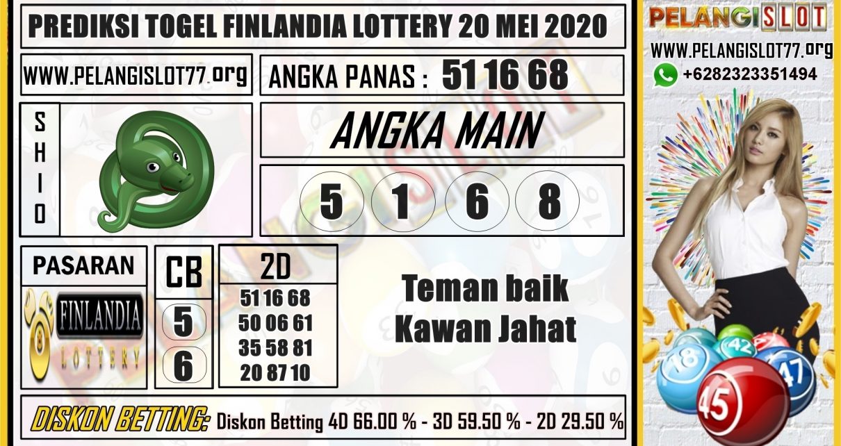 PREDIKSI TOGEL FINLANDIA LOTTERY 20 MEI 2020