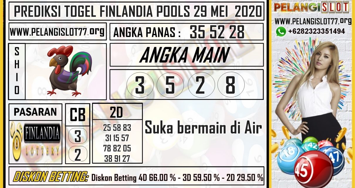 PREDIKSI TOGEL FINLANDIA POOLS 29 MEI 2020