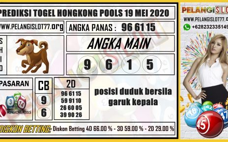 PREDIKSI TOGEL HONGKONG POOLS 19 MEI 2020