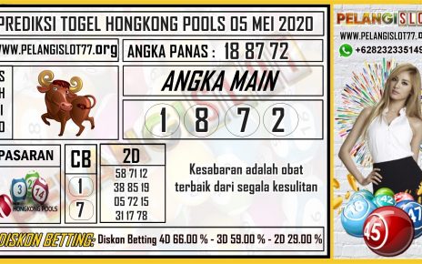 PREDIKSI TOGEL HONGKONG POOLS 05 MEI 2020